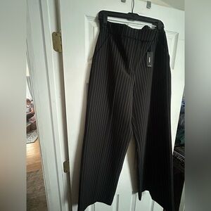 Express Black Pinstripe Women's Trousers